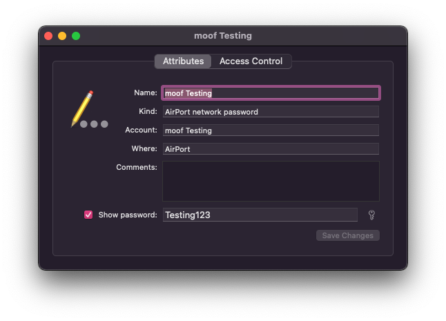 Step 3 of how to use Keychain Access to find passwords you’ve saved on your Mac